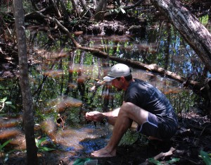 Glynn Aland at Weary Bay, QLD